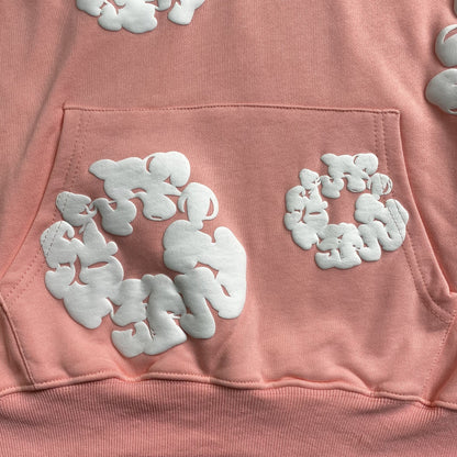 DENIM TEARS THE COTTON WREATH HOODIE PINK