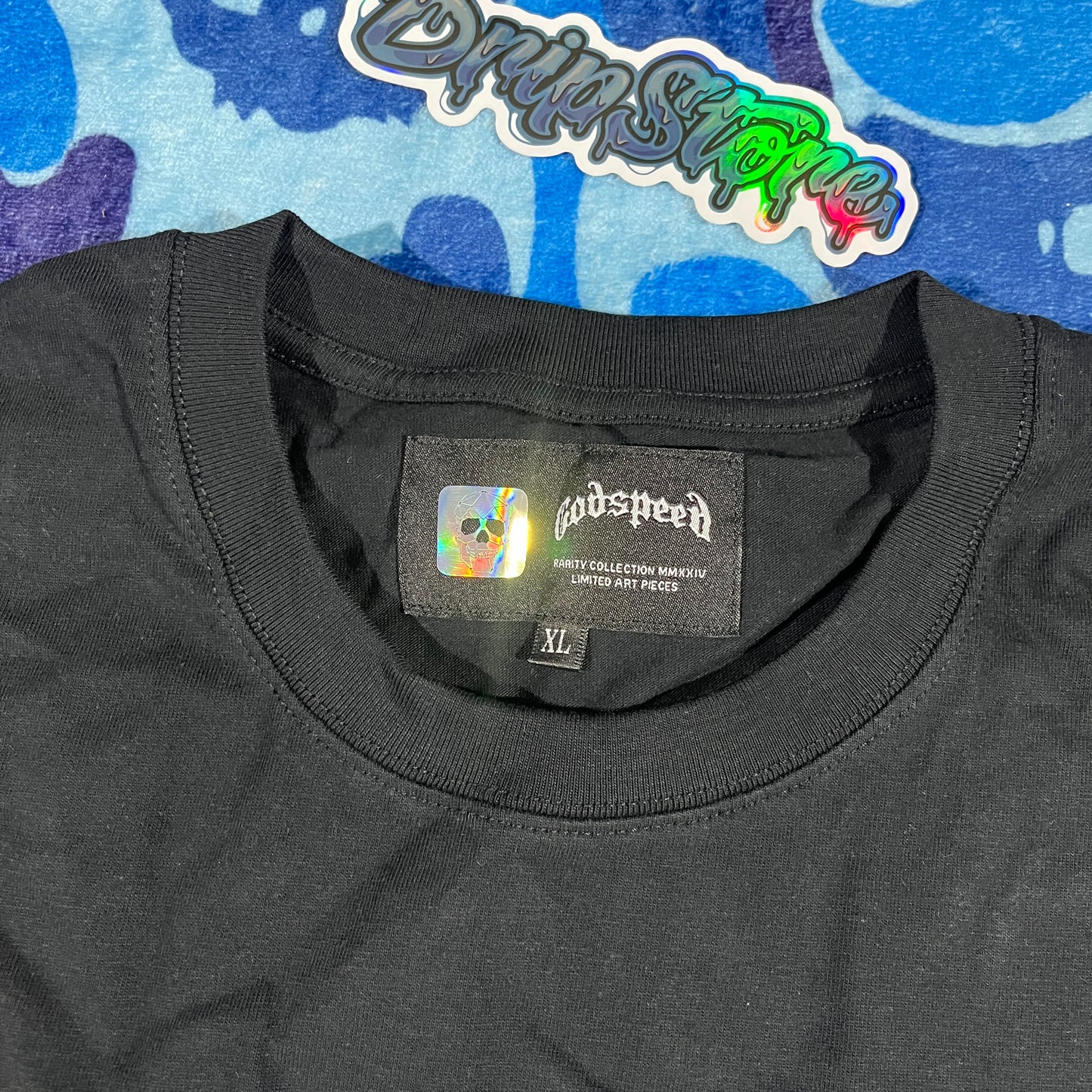 Remera Godspeed Memento Vivere Negra XL