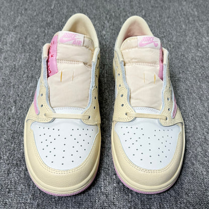 Jordan 1 Low X Travis Scott Shy Pink