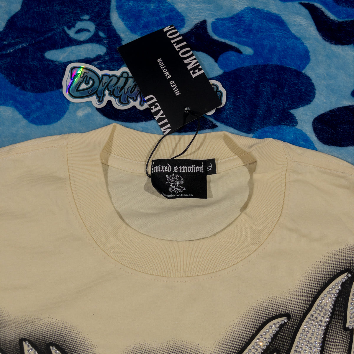 Remera Mixed Emotion Jetski Crema L-XL