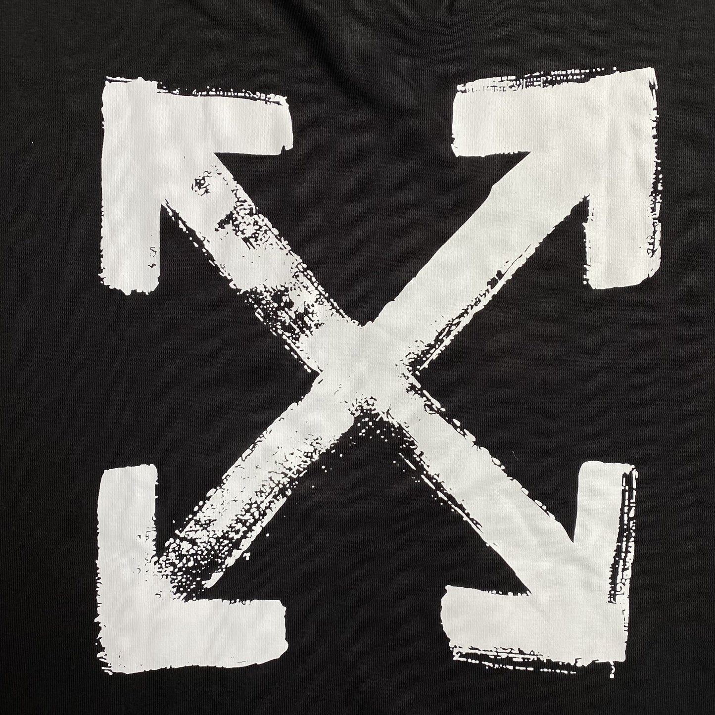 OFF WHITE PAINT ARROW CREWNECK BLACK