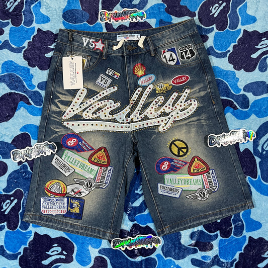 Bermuda Short Valley Skittles Patch Azul L