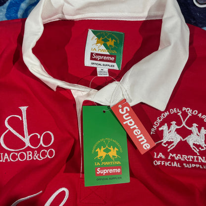 Remera Supreme x La Martina Roja L-XL
