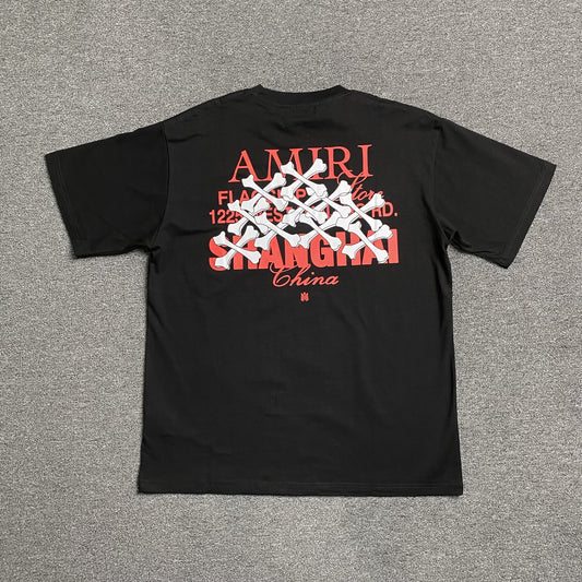 AMIRI BONES TEE BLACK