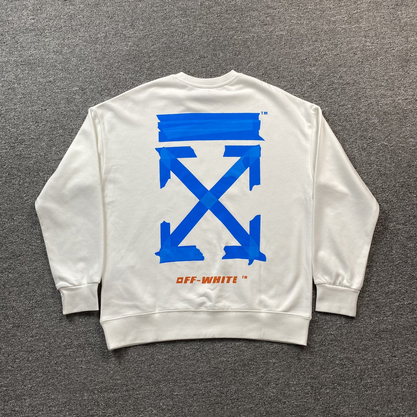 OFF WHITE X BROWNS CARAVAGGIO CREWNECK WHITE