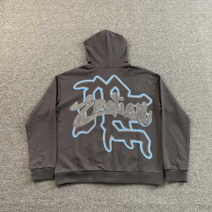 Campera Mixed Emotion Rhinestone Gris