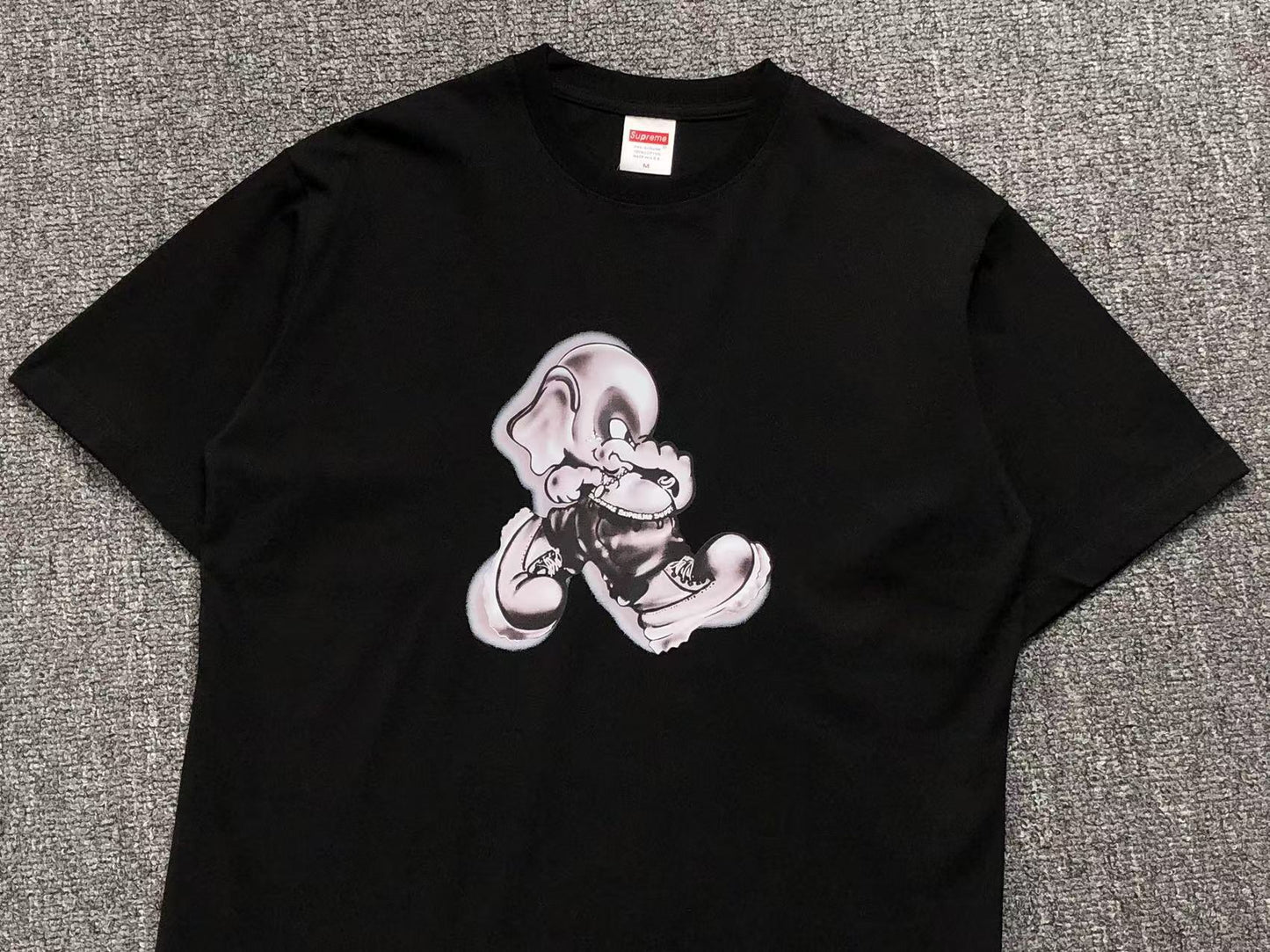 SUPREME ELEPHANT TEE BLACK