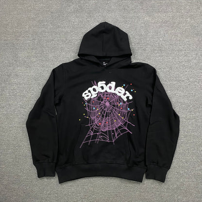 SP5DER WAIT WEB HOODIE BLACK