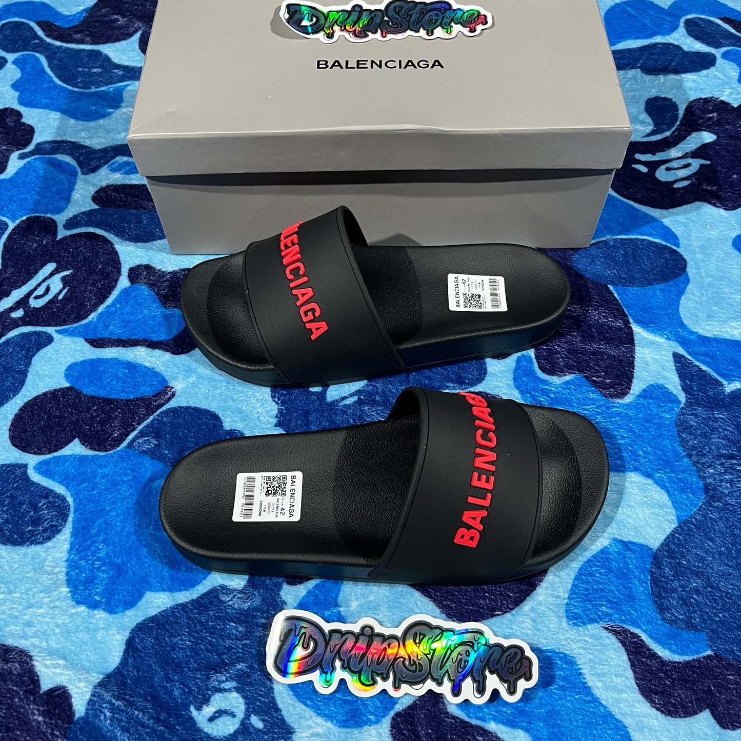 Ojotas Balenciaga Negras 42 EU