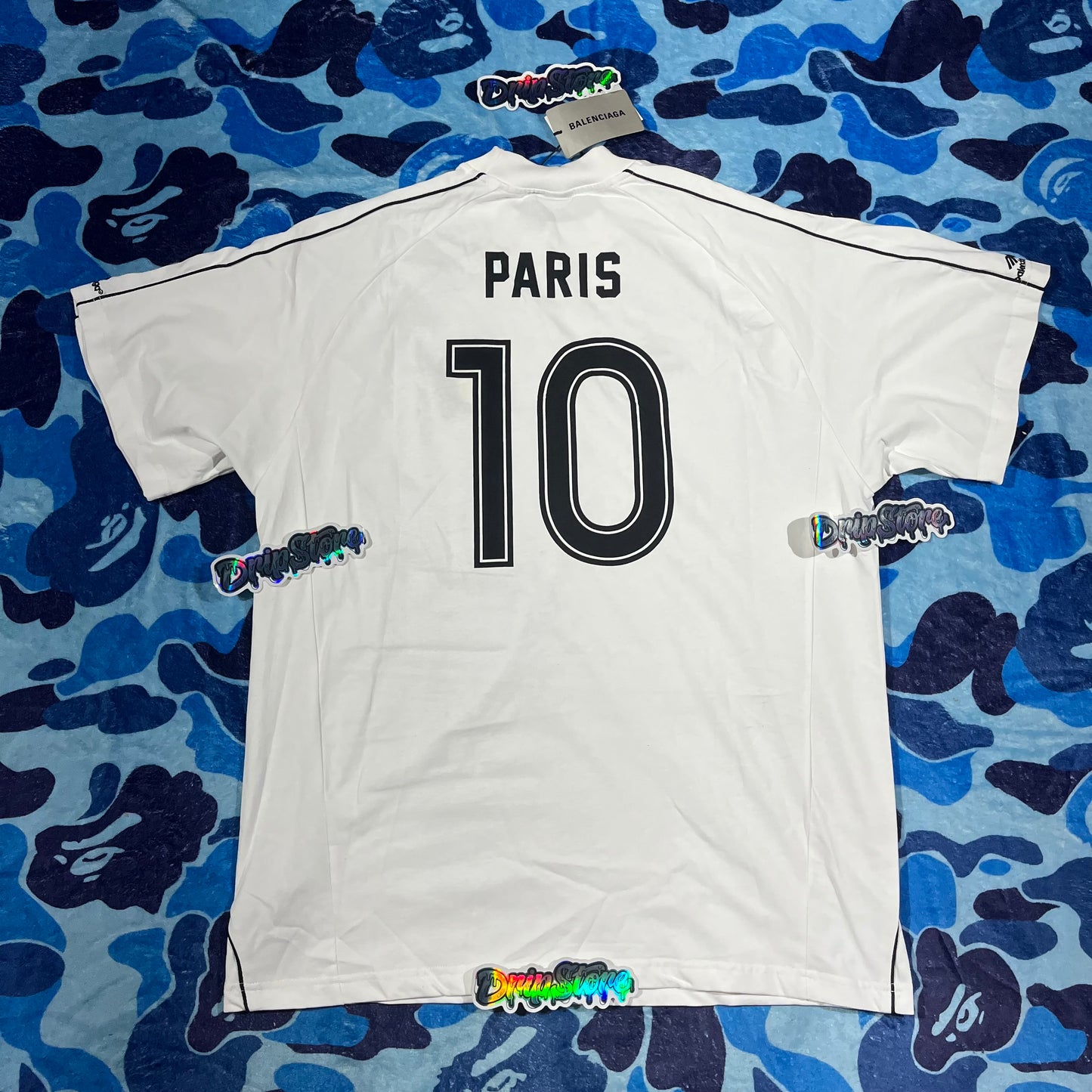 Remera Balenciaga PARIS 10 Blanco L