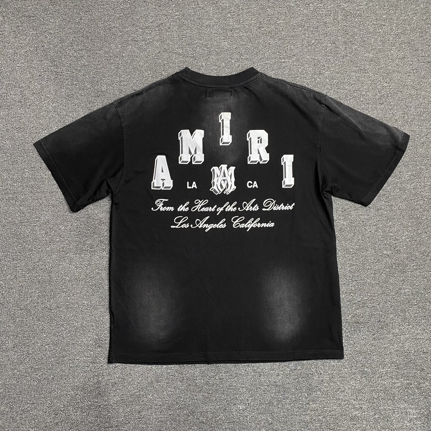 AMIRI COLLEGIATE TEE BLACK