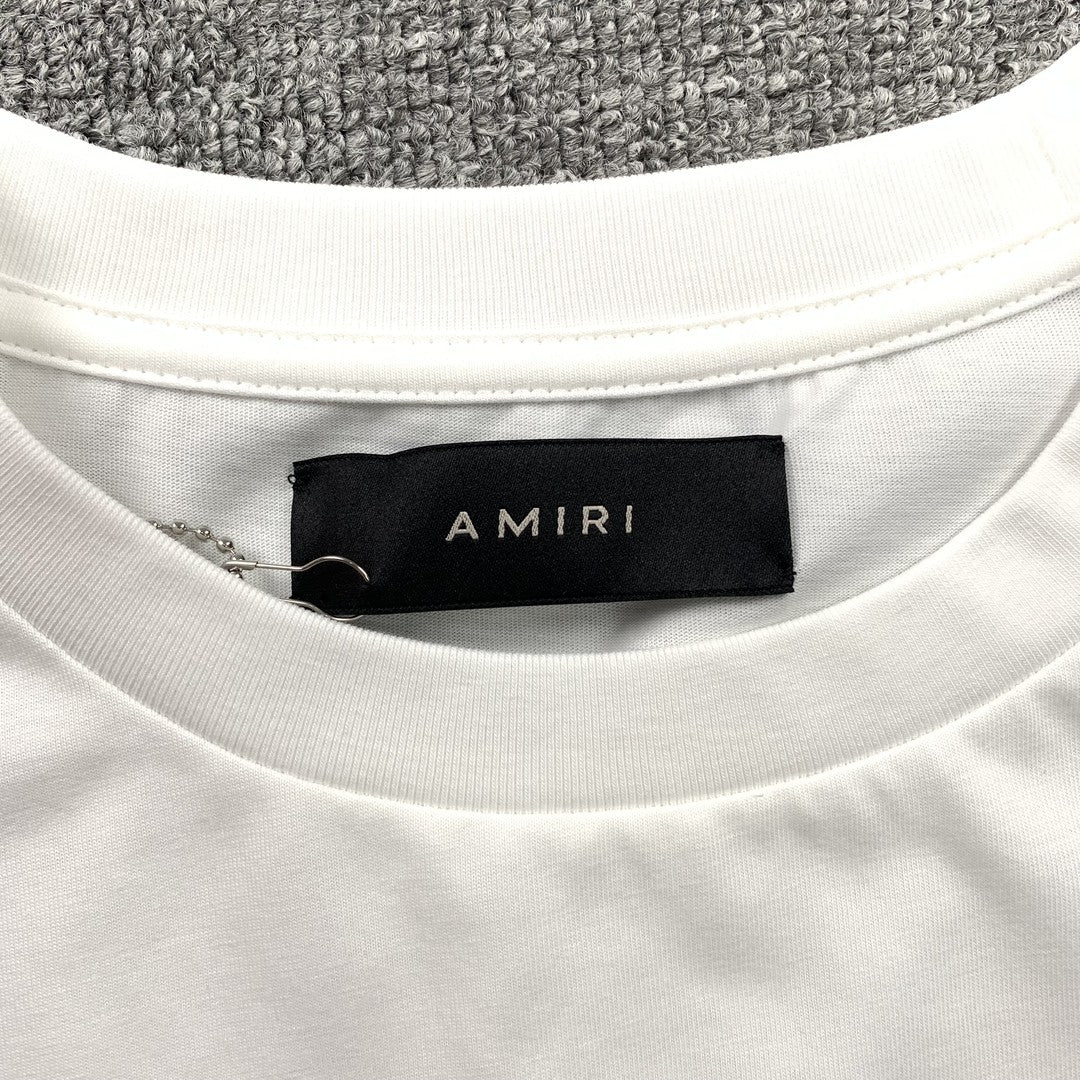 AMIRI CRYSTAL BALL TEE WHITE