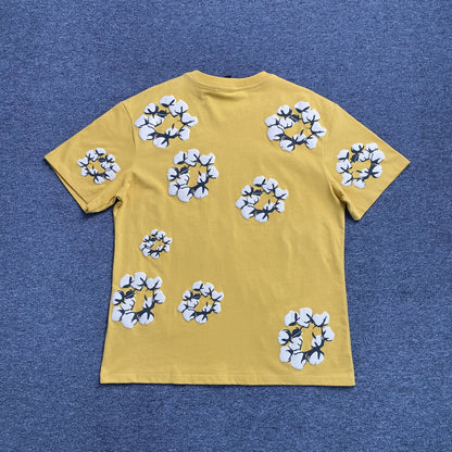 DENIM TEARS X CPFM CACTUS TEARS WREATH TEE YELLOW