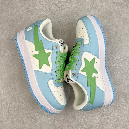 A Bathing Ape Bape Sta Low Azul Pastel 