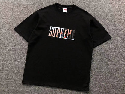 SUPREME TERA PATRICK COLLEGIATE TEE BLACK