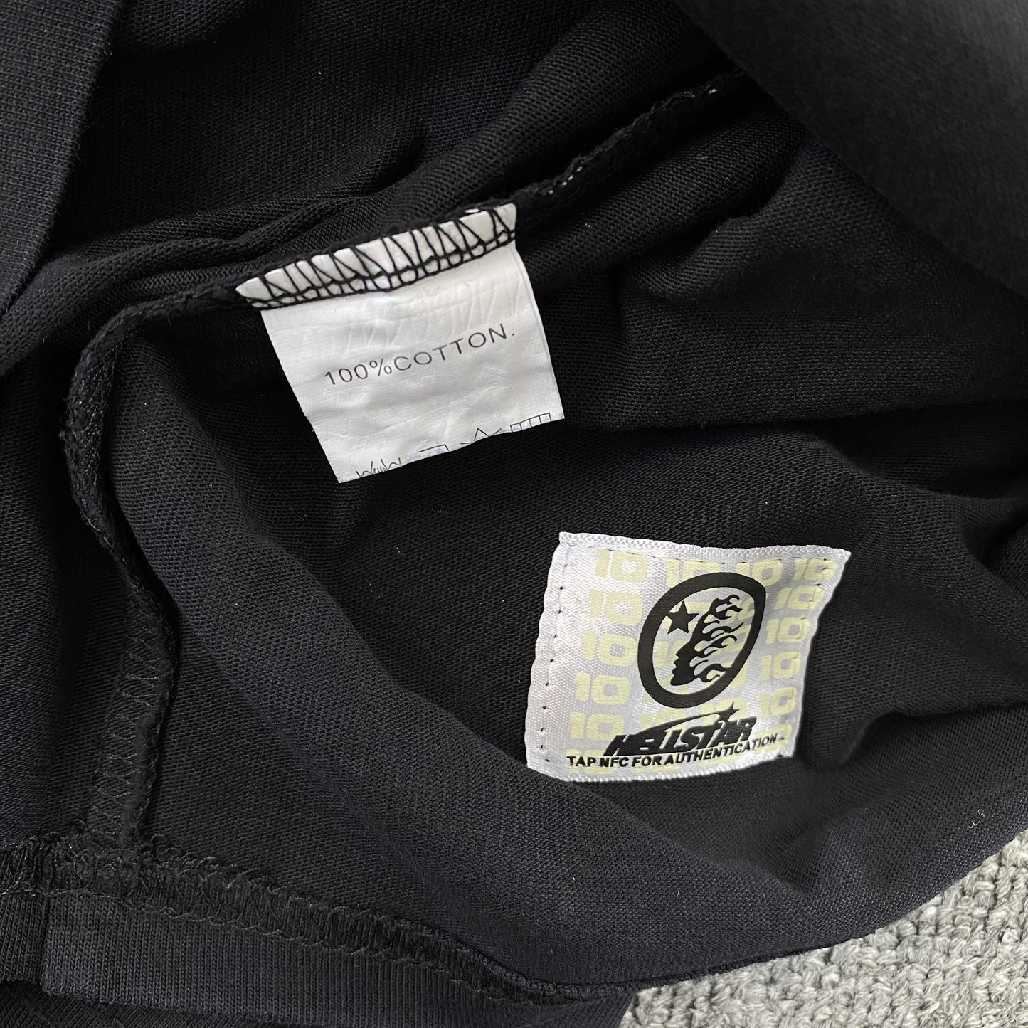 Remera Hellstar Screaming Kid Negra