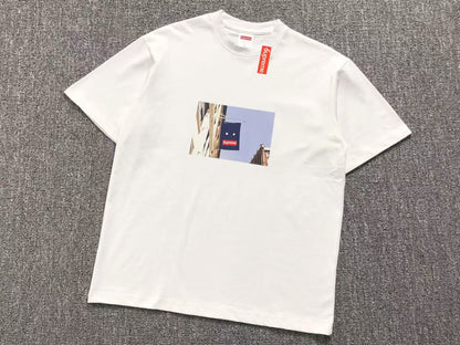 SUPREME BANNER TEE WHITE