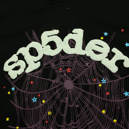 SP5DER WAIT WEB HOODIE BLACK