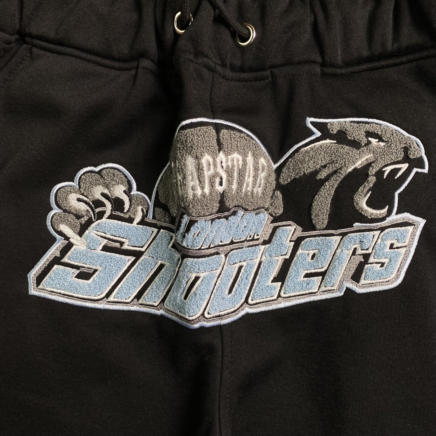 TRAPSTAR SHOOTERS TRACKSUIT BLACK SKY BLUE