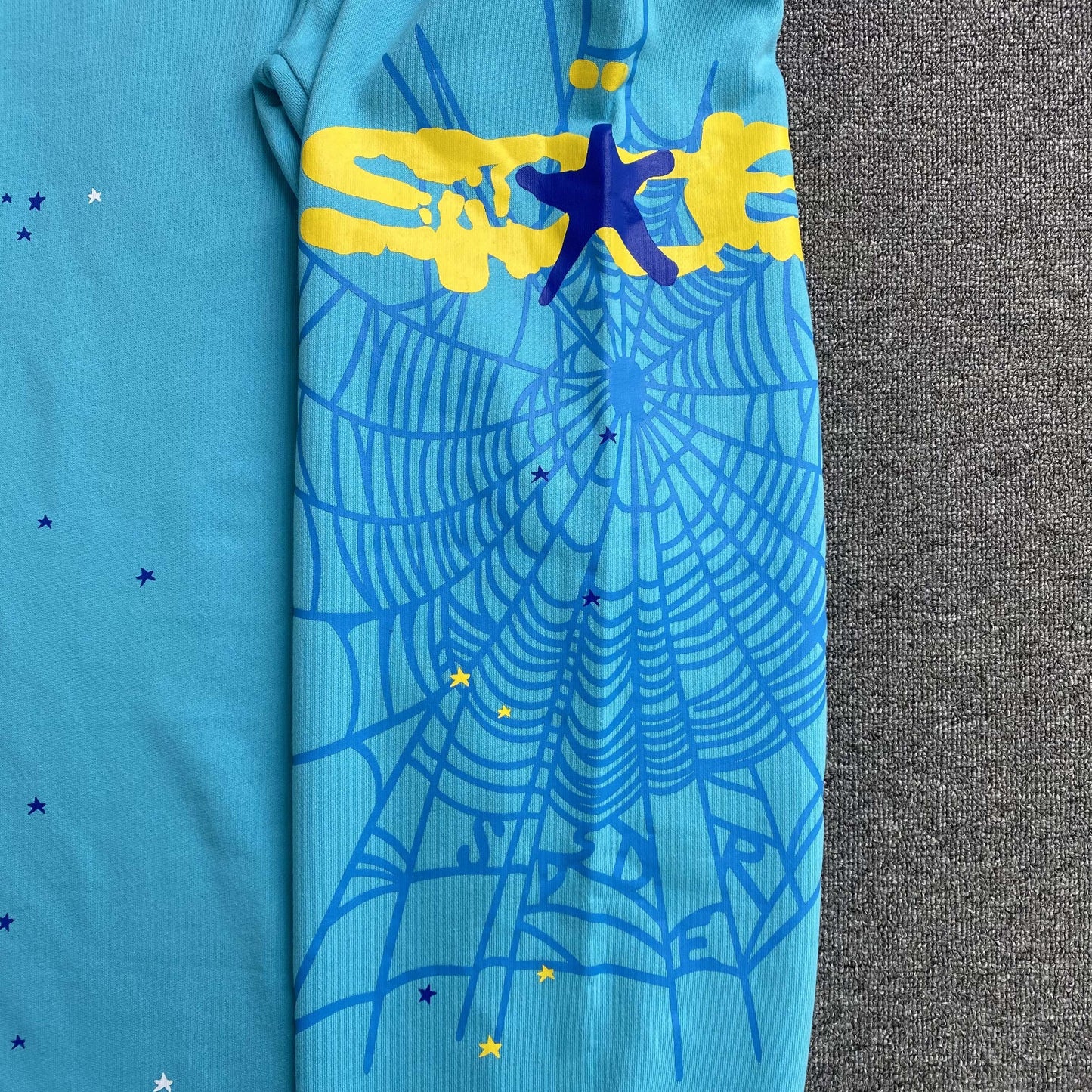 Pantalón Sp5der Heavy Web Celeste