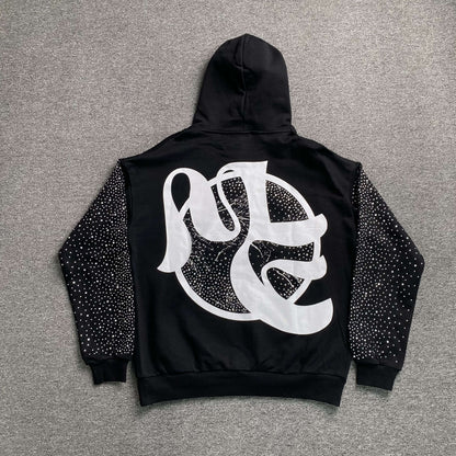 Buzo Mixed Emotion Fallen Angels Rhinestone Negro