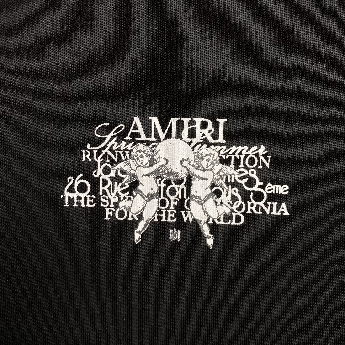 AMIRI ANGELS TEE BLACK