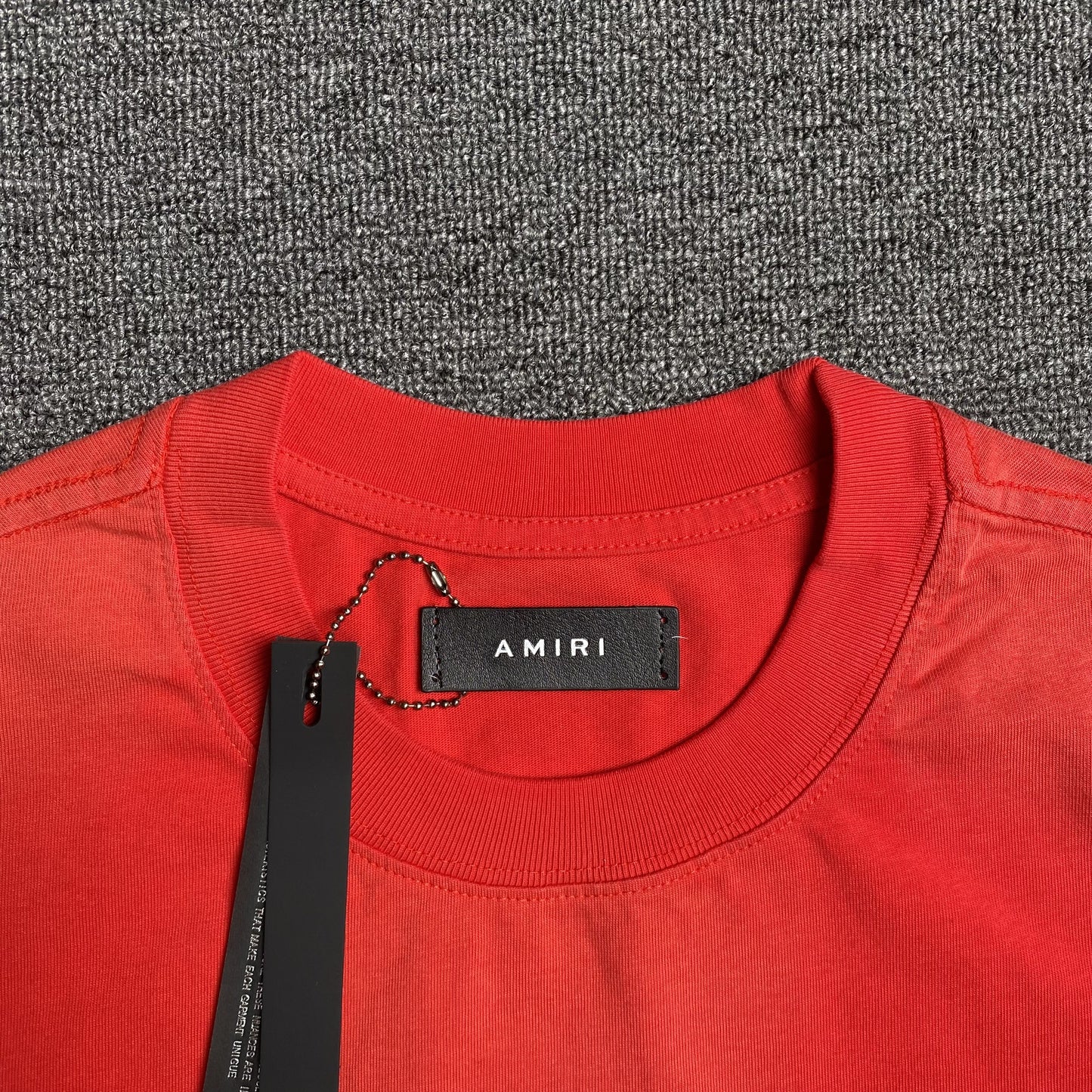 AMIRI COLLEGIATE TEE RED