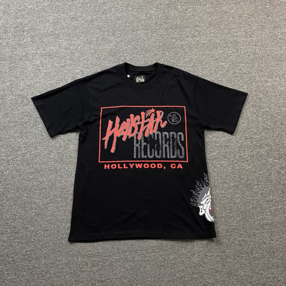 HELLSTAR STUDIOS RECORDS TEE BLACK