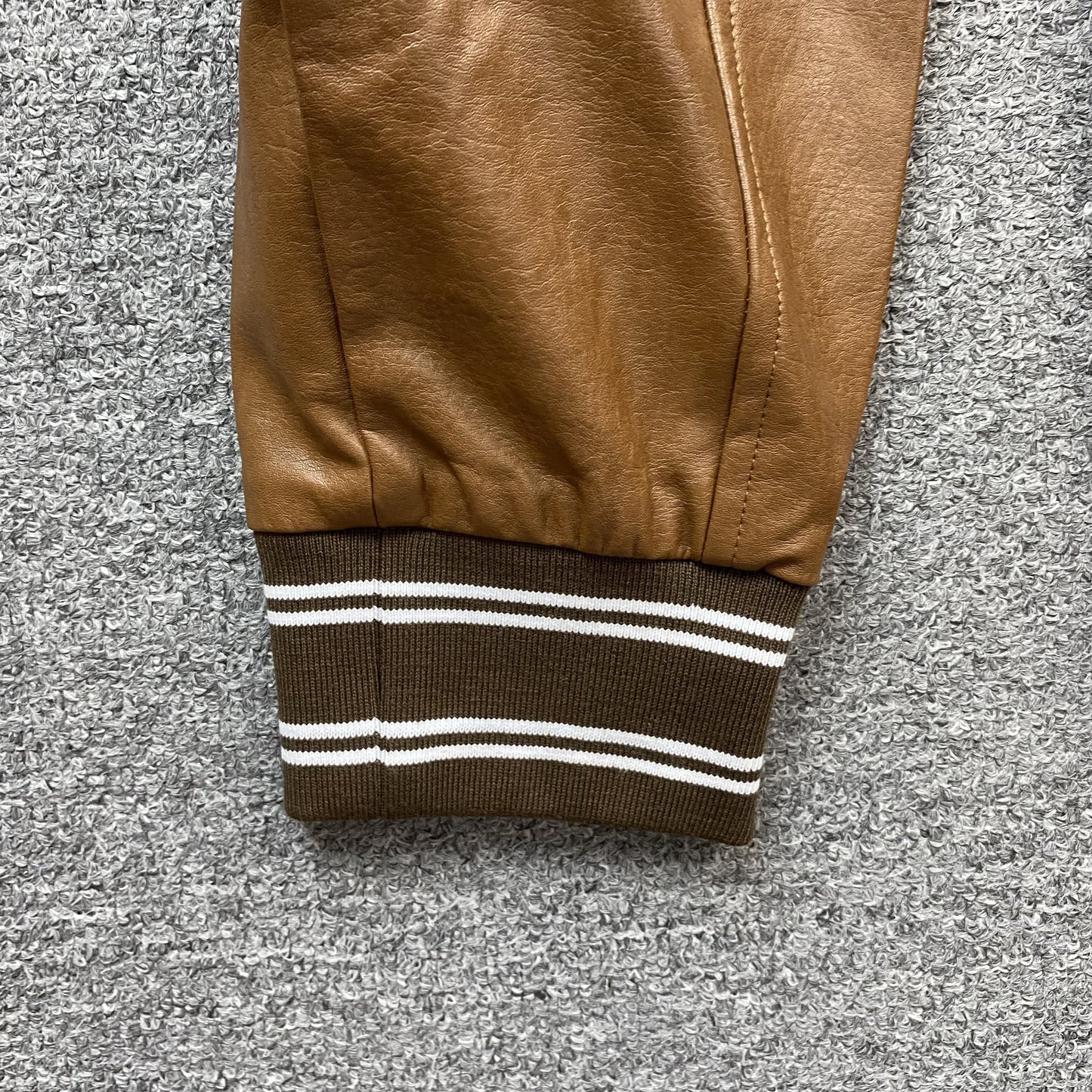 AMIRI EAGLE BOMBER JACKET BROWN