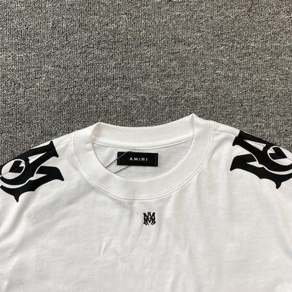 AMIRI 22 FOOTBALL JERSEY TEE WHITE