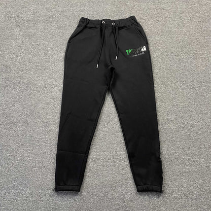 TRAPSTAR CHENILLE DECODED TRACKSUIT BLACK GREEN