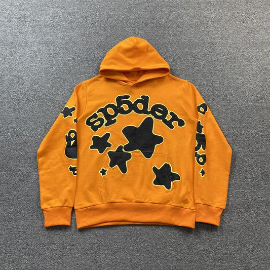 SP5DER BELUGA HOODIE ORANGE