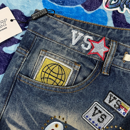 Bermuda Short Valley Skittles Patch Azul L