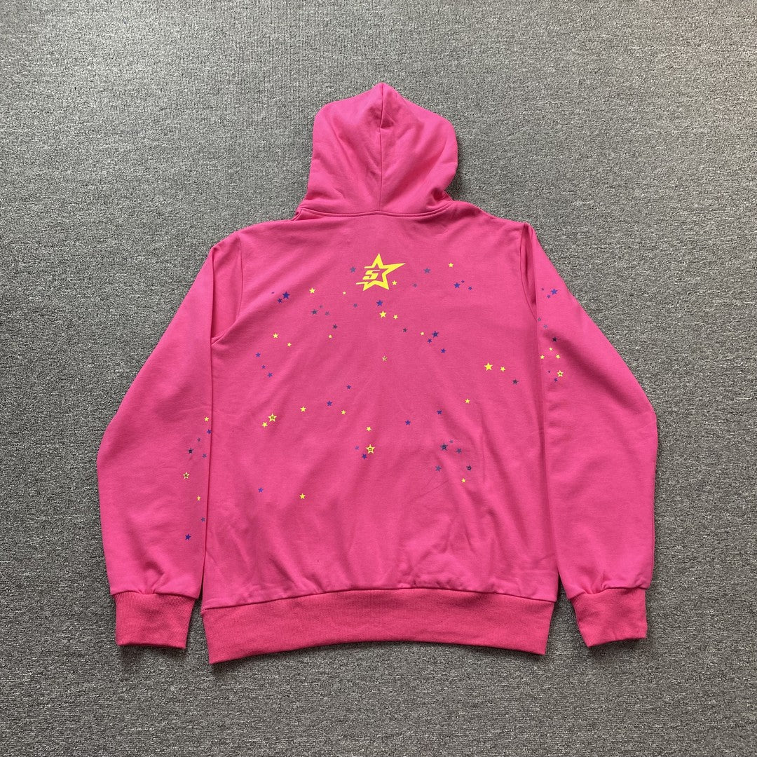 SP5DER P*NK V2 HOODIE PINK