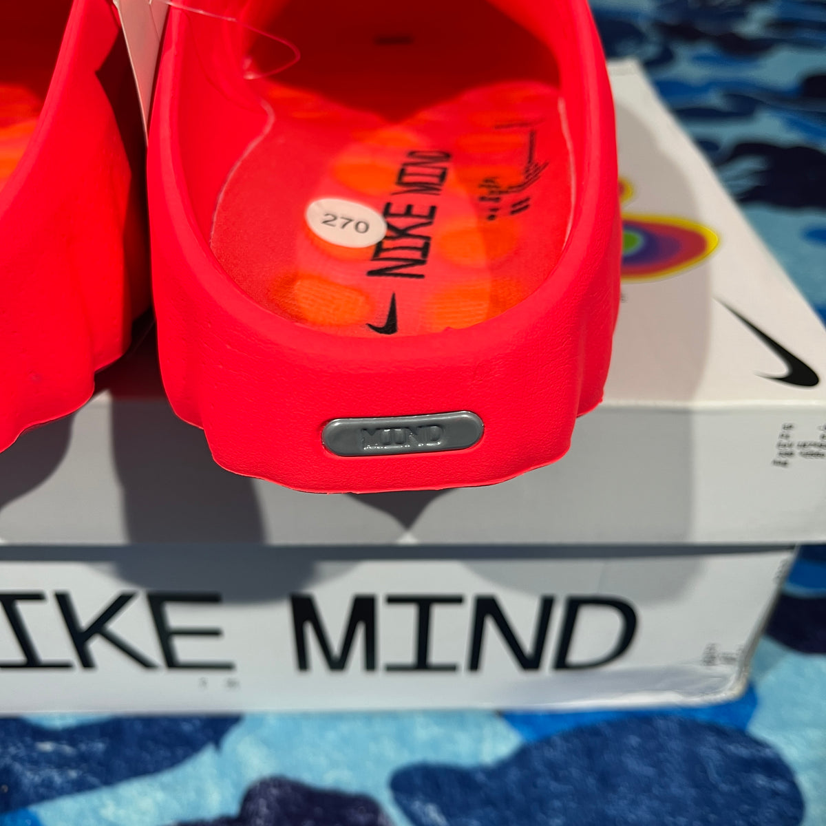 Nike Mind 001 Slide Solar Red