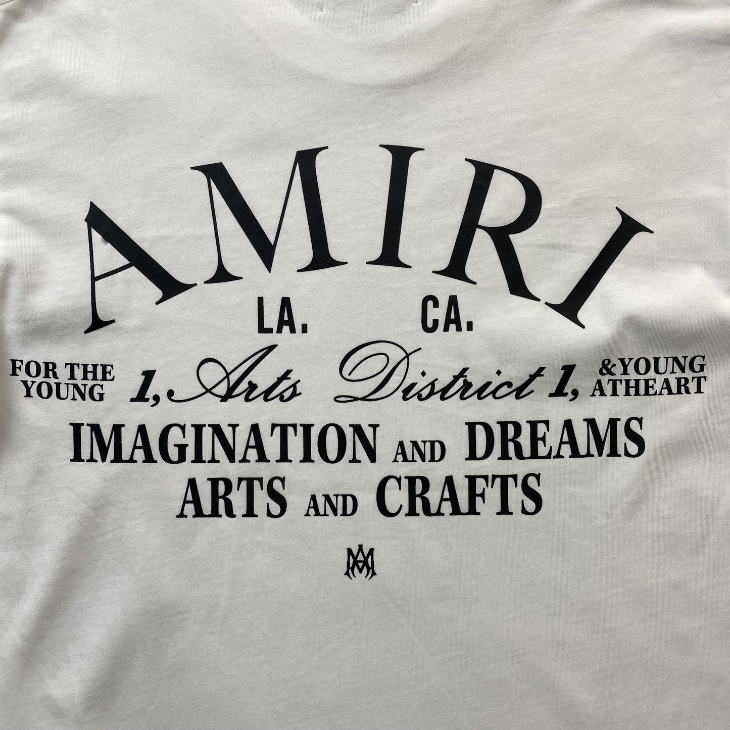 AMIRI ARTS DISTRICT TEE WHITE