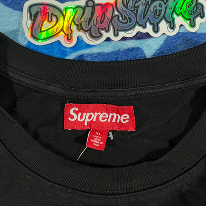 Remera Supreme Intarsia Negra XL