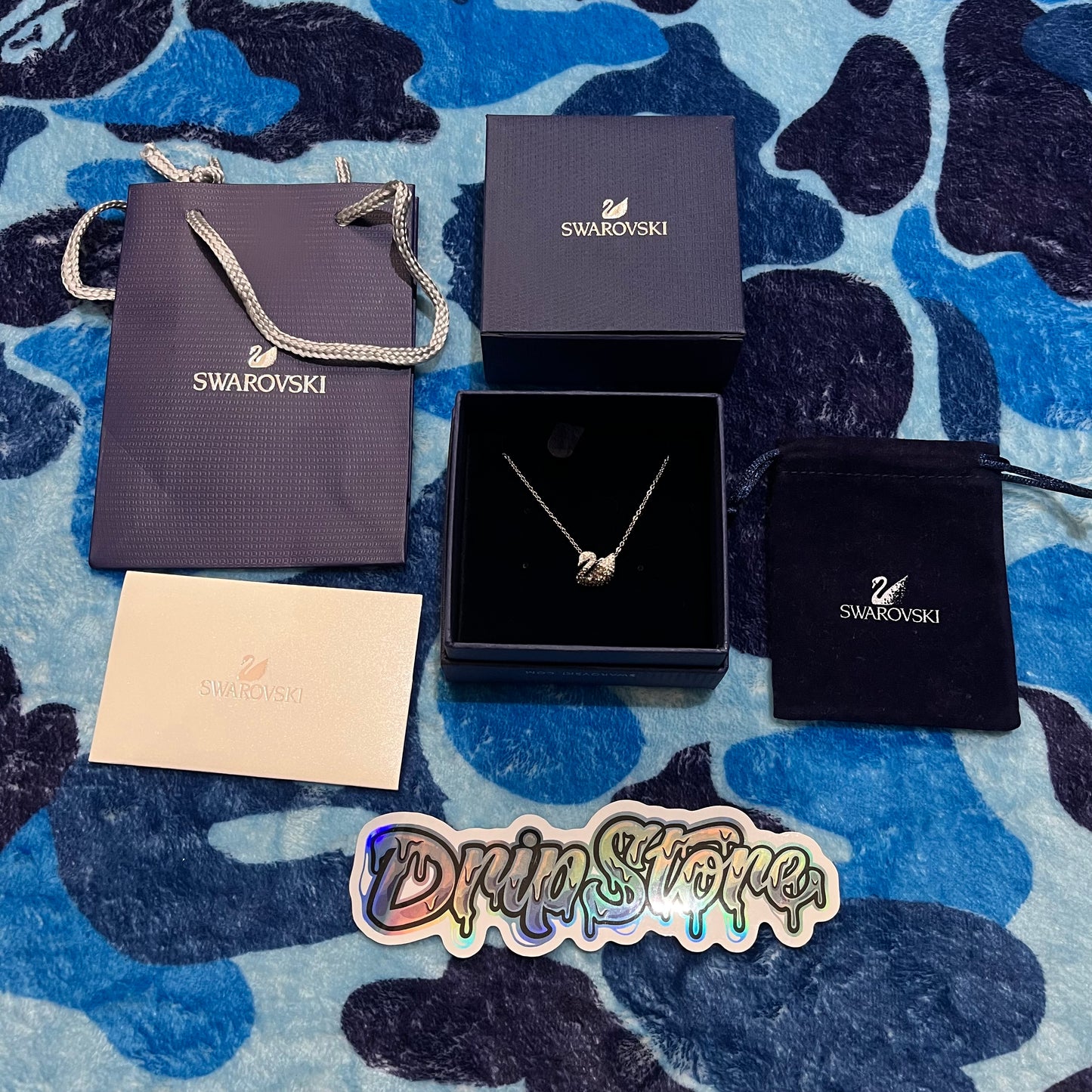 Collar Swarovski Swan Degradé