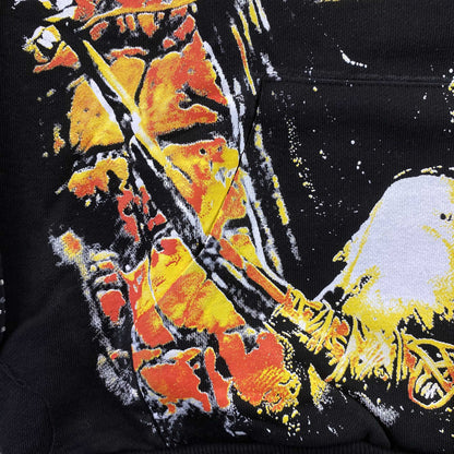 Buzo Mixed Emotion Archer Rhinestone Negro