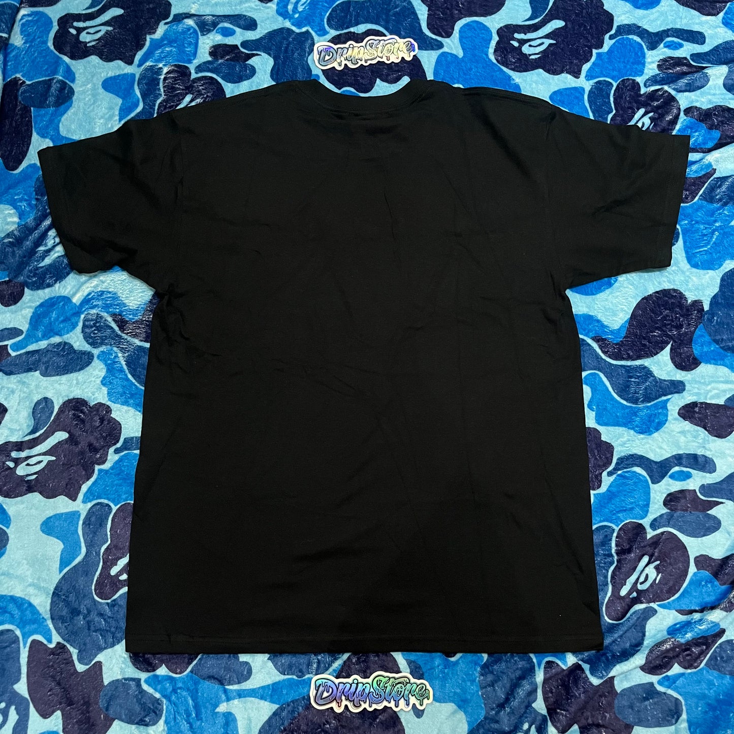 SUPREME CHROME LOGO TEE BLACK