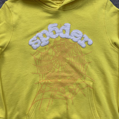 SP5DER WEBSUIT HOODIE YELLOW