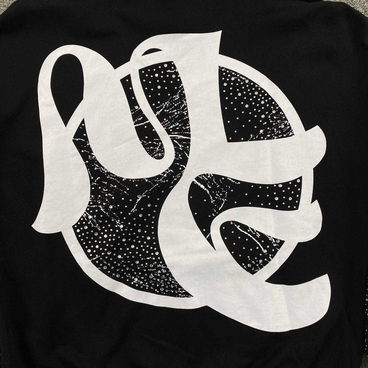 Buzo Mixed Emotion Archer Rhinestone Negro