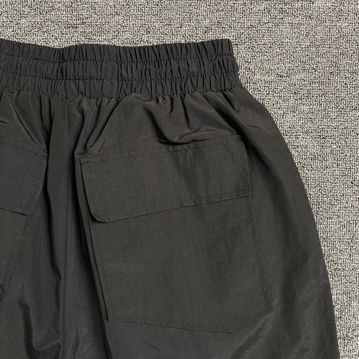 RHUDE RH LOGO SHORTS BLACK