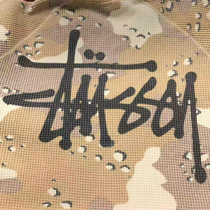 Remera Stussy Thermal Raglan Desert Camo