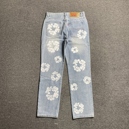 DENIM TEARS X LEVI'S JEANS LIGHT BLUE