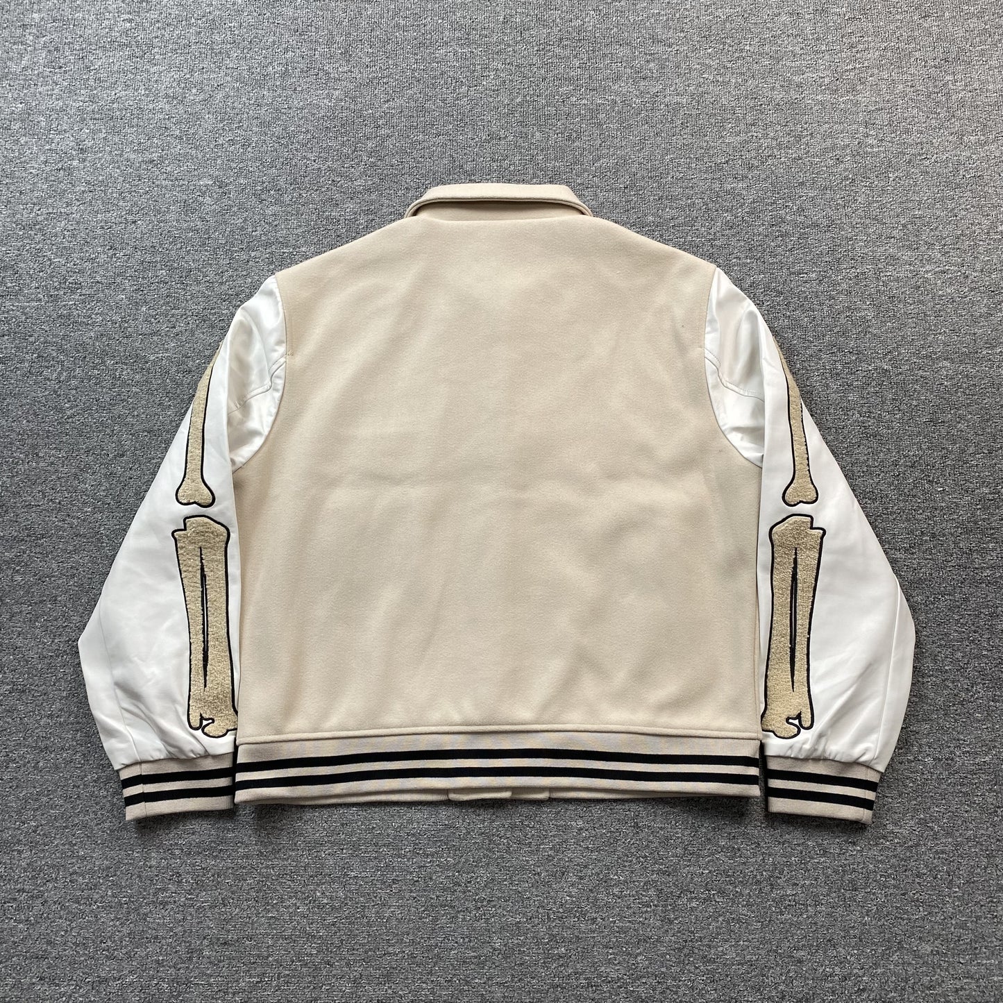 AMIRI BONES BOMBER JACKET NEUTRAL