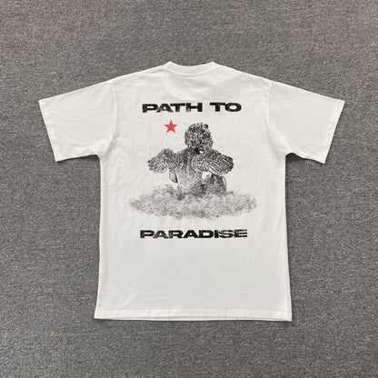 HELLSTAR PATH TO PARADISE TEE WHITE