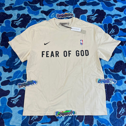 Remera FOG X NBA Crema M Y L
