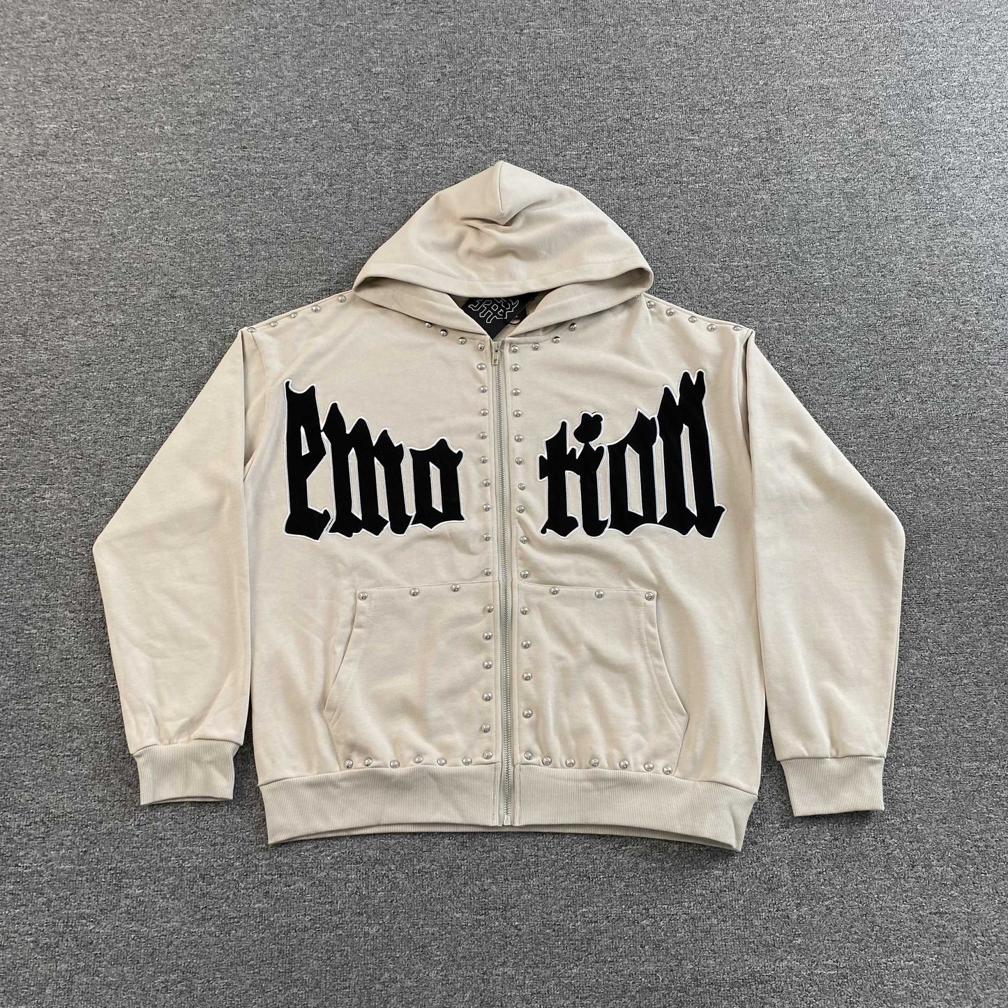 Campera Mixed Emotion Crown Crema