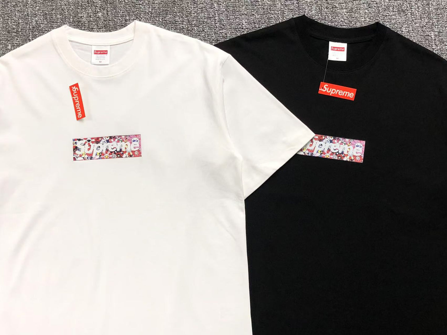 SUPREME MURAKAMI BOX LOGO TEE BLACK